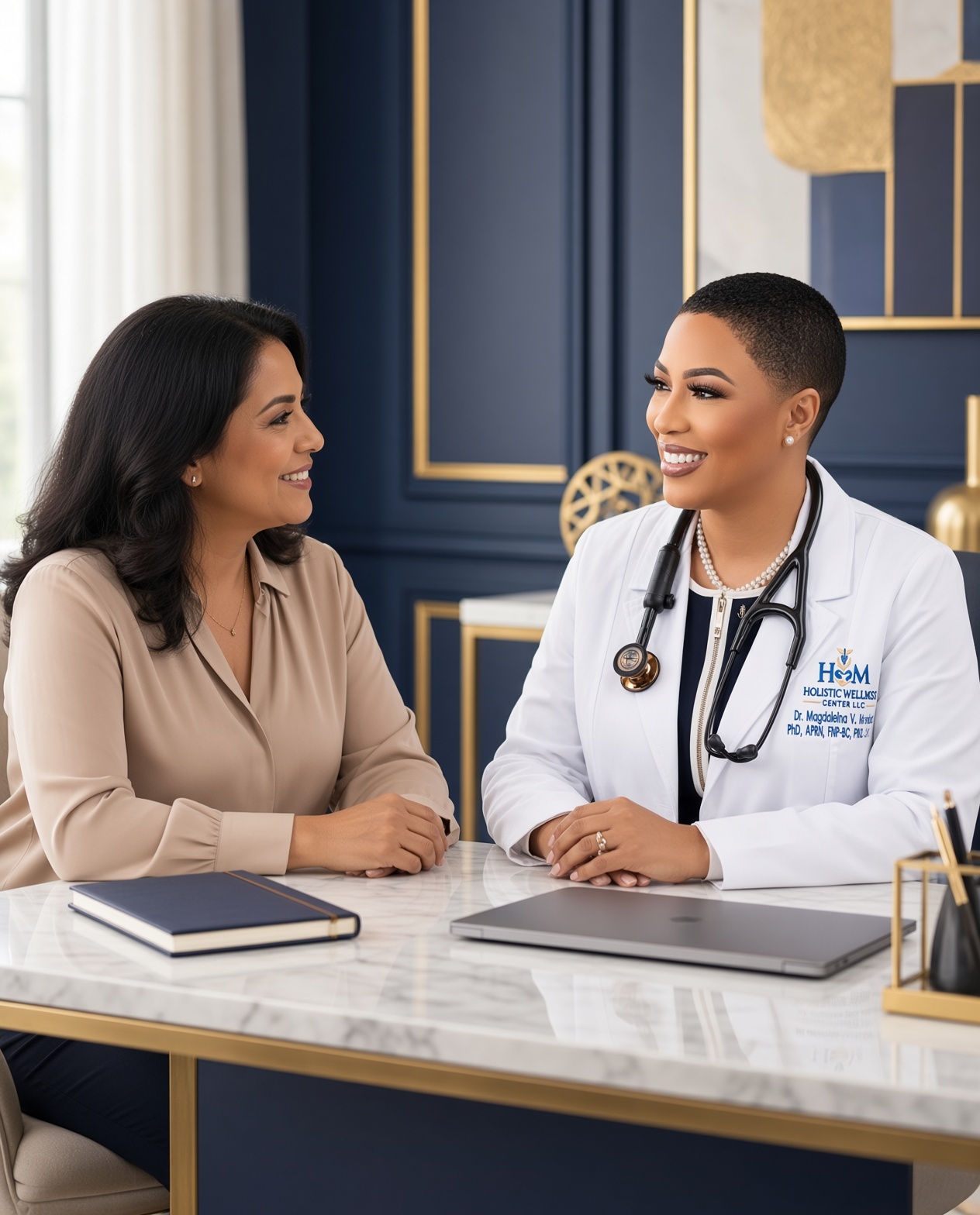 Latina patient consultation